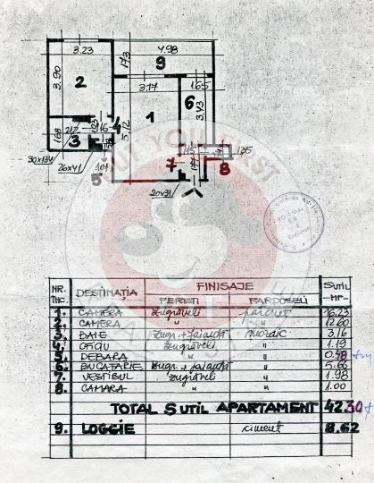Metrou Jiului | 2 camere | 51mp | Semidecomandat | B12278